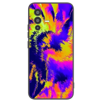 Picasee husă neagră din silicon pentru Vivo V23 5G - Burn