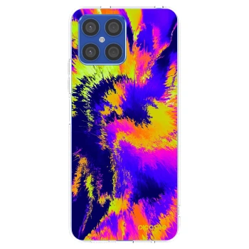 Picasee husă transparentă din silicon pentru Honor X8 4G - Burn