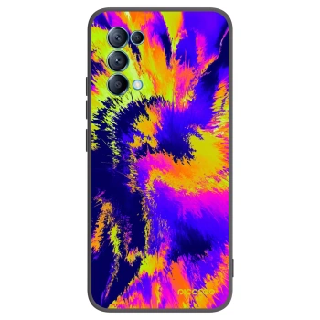 Picasee husă neagră din silicon pentru OPPO Reno 5 5G - Burn