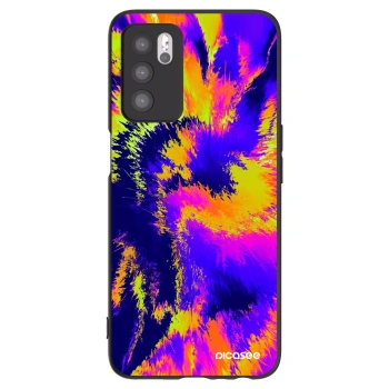 Picasee husă neagră din silicon pentru OPPO A16s - Burn