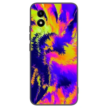 Picasee husă neagră din silicon pentru Vivo Y01 - Burn