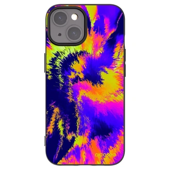 Picasee husă neagră din silicon pentru Apple iPhone 15 - Burn