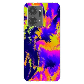 Picasee husă transparentă din silicon pentru Honor X7a - Burn