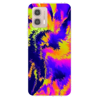 Picasee husă transparentă din silicon pentru Motorola Moto G53 5G - Burn