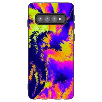 Picasee husă neagră din silicon pentru Samsung Galaxy S10 G973 - Burn