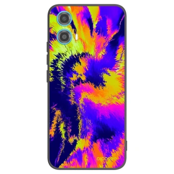 Picasee husă neagră din silicon pentru Motorola Moto G34 5G - Burn