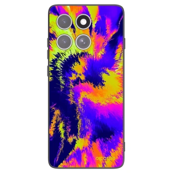 Picasee husă neagră din silicon pentru Motorola Edge 60 Pro - Burn