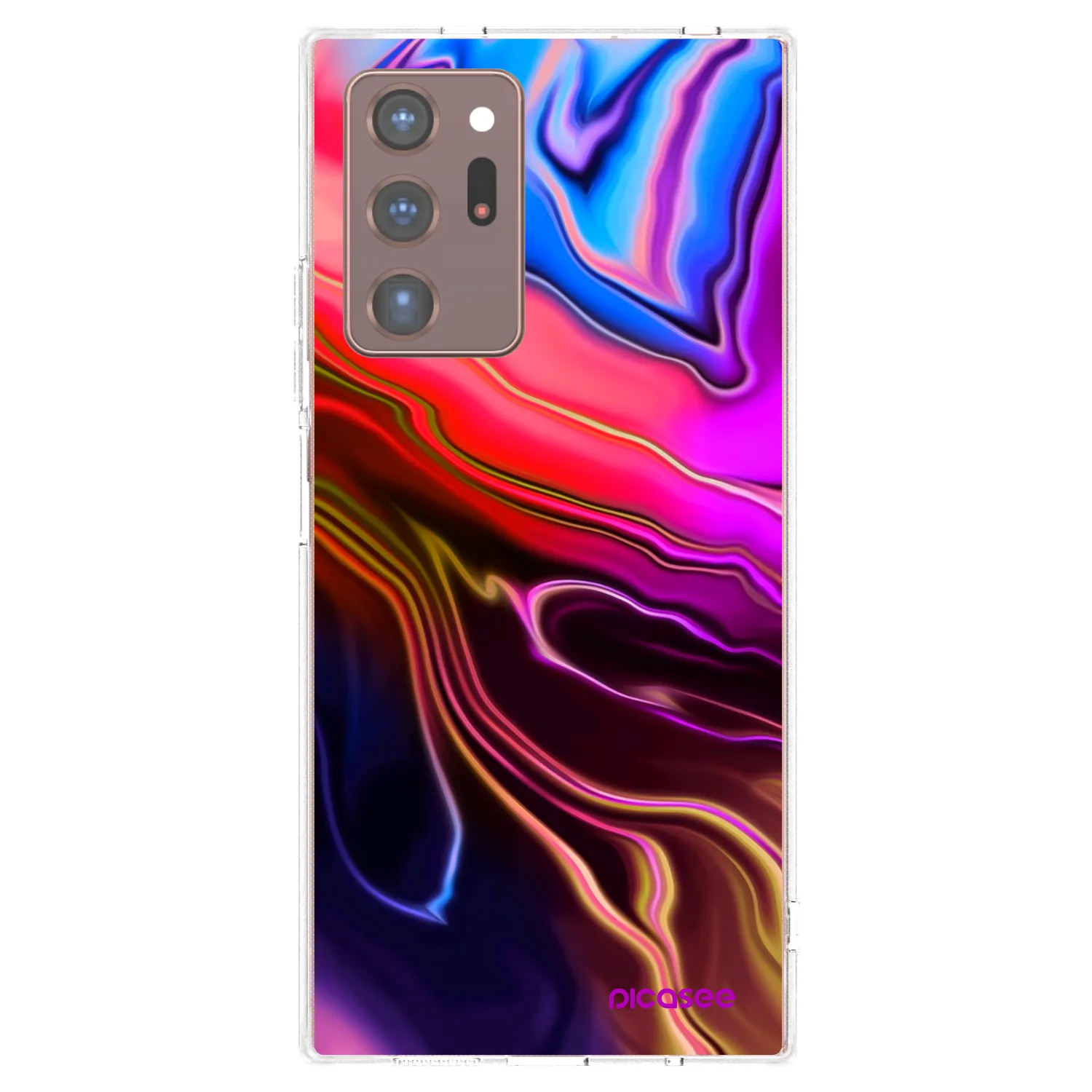Picasee husă transparentă din silicon pentru Samsung Galaxy Note 20 Ultra - Electric