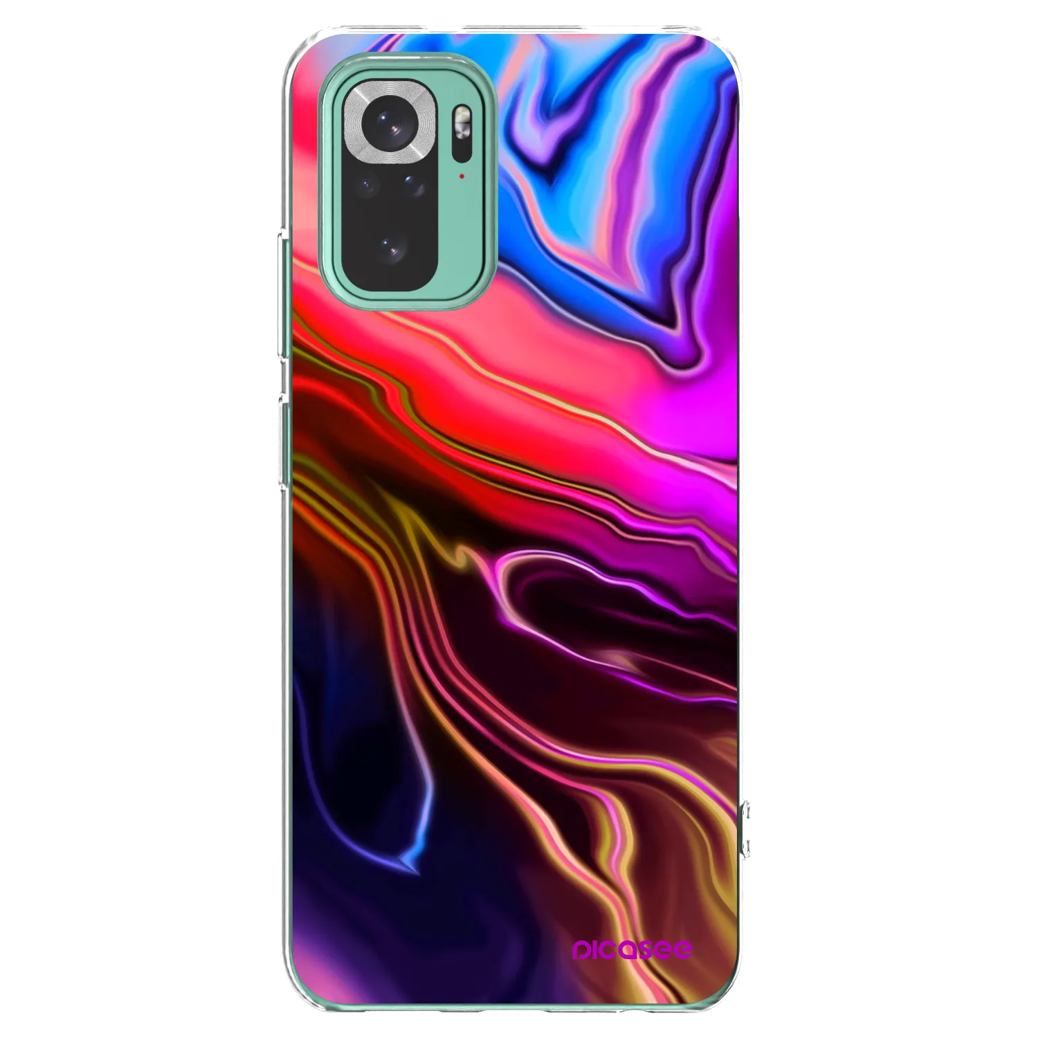 Picasee husă transparentă din silicon pentru Xiaomi Redmi Note 10 Pro - Electric
