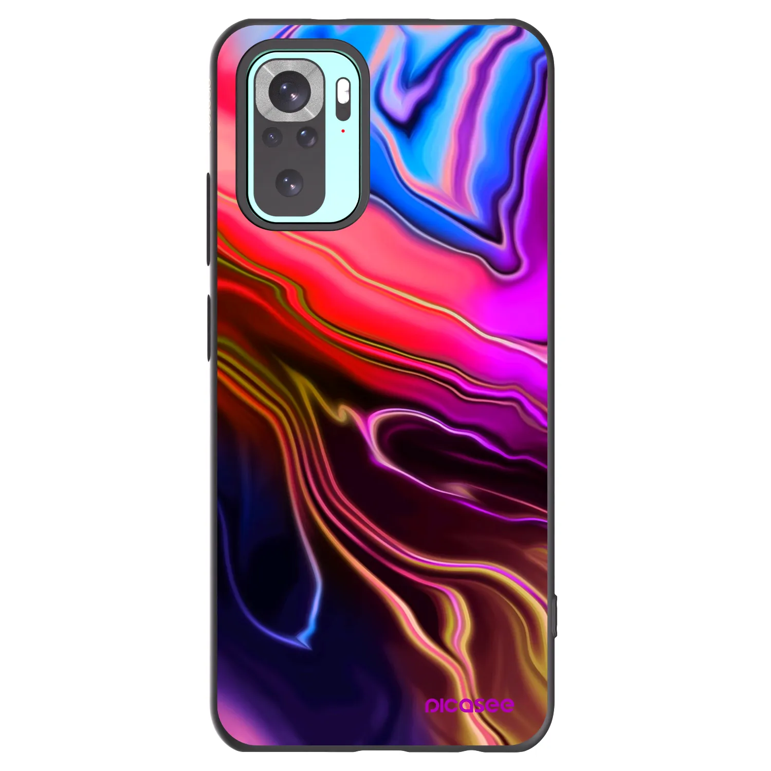 Picasee husă neagră din silicon pentru Xiaomi Redmi Note 10 Pro - Electric