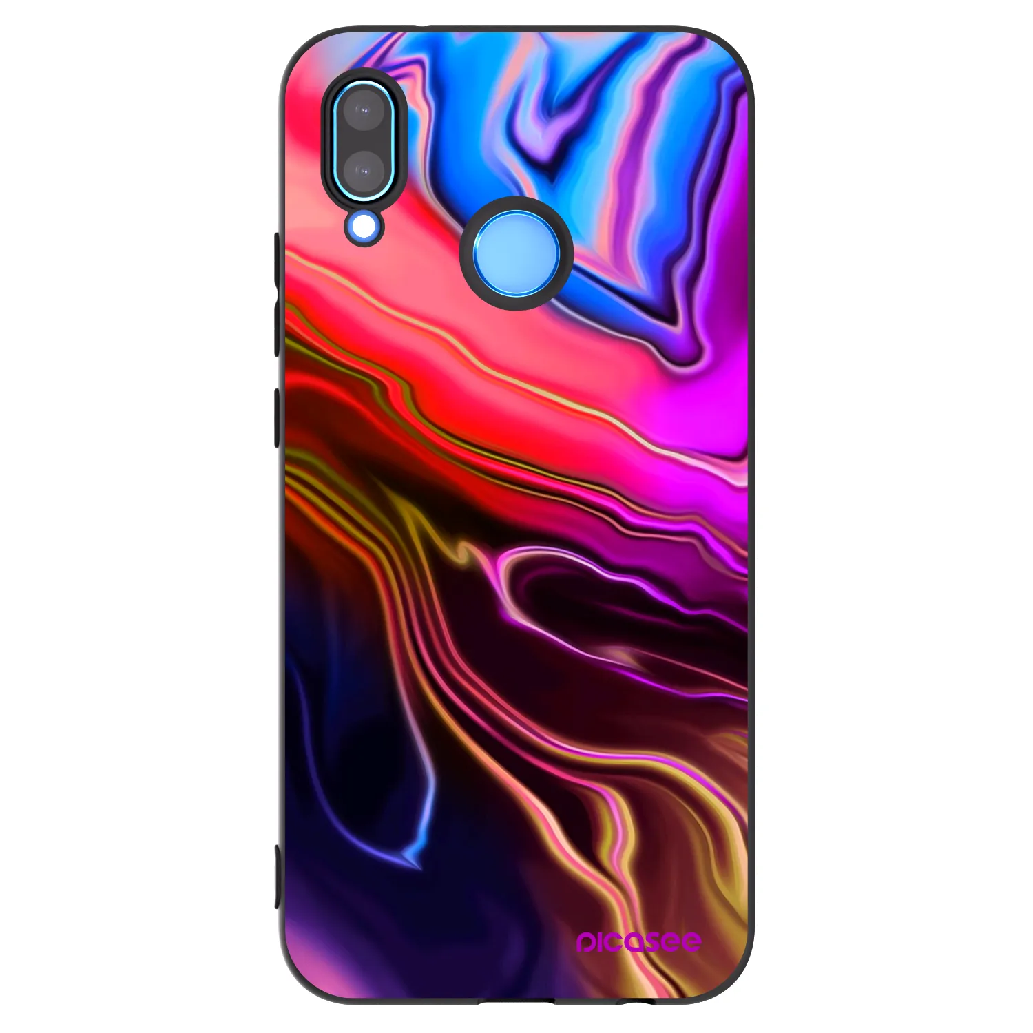Picasee husă neagră din silicon pentru Huawei P20 Lite - Electric