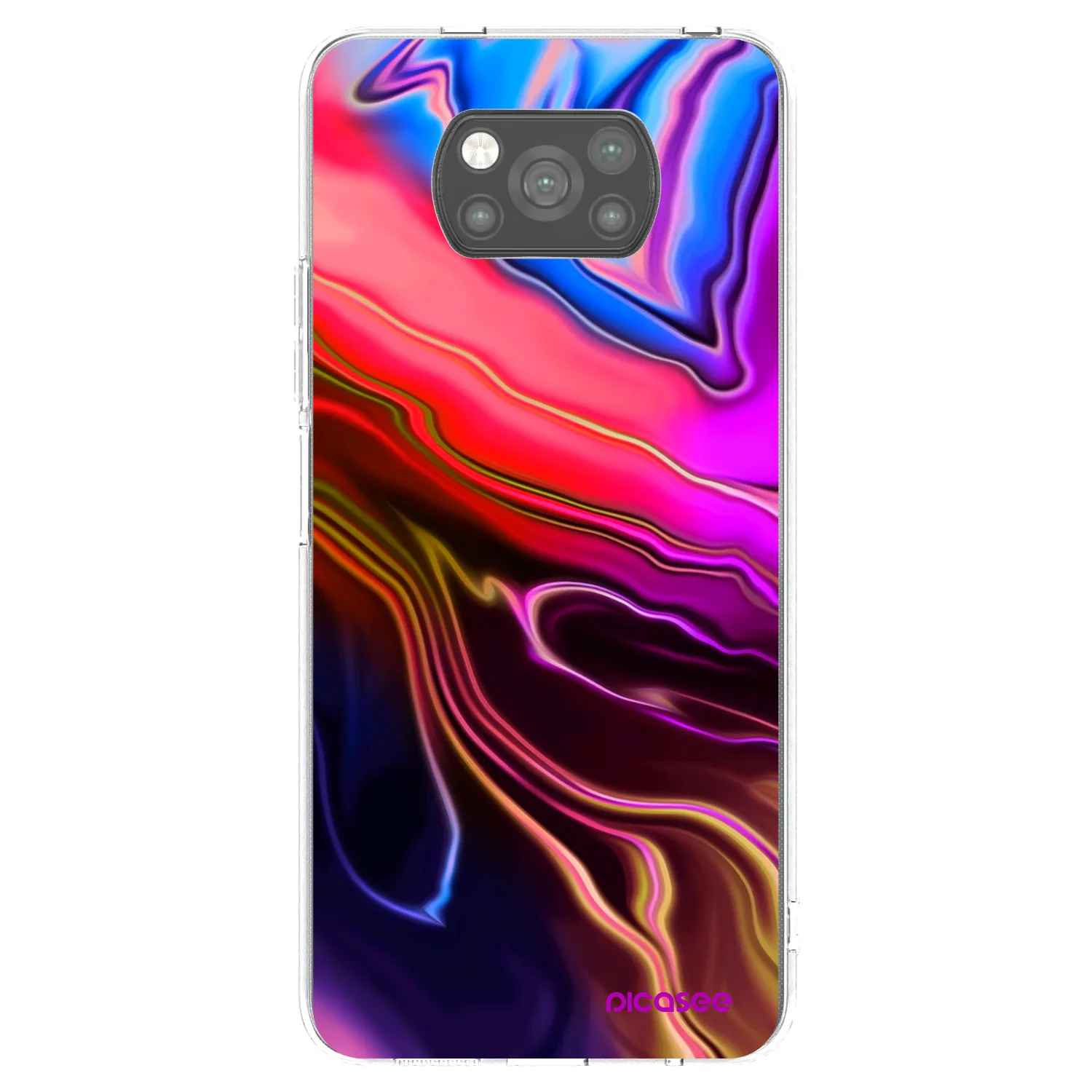 Picasee husă neagră din silicon pentru Xiaomi Poco X3 Pro - Electric