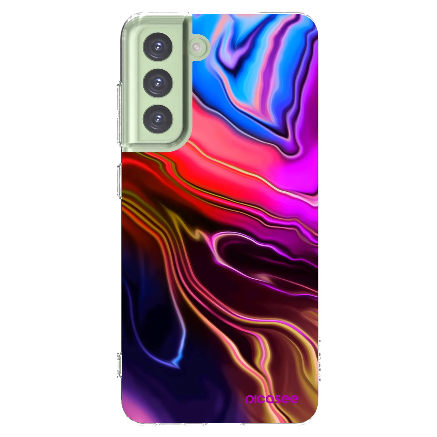 Picasee husă transparentă din silicon pentru Samsung Galaxy S21 FE 5G - Electric