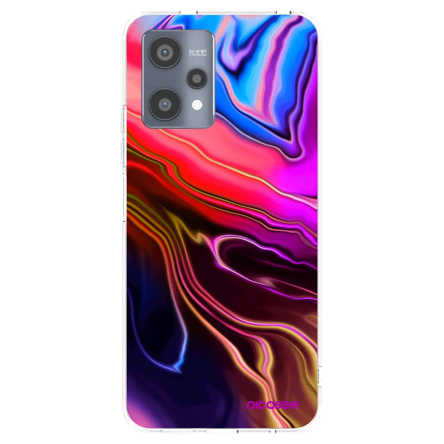 Picasee husă transparentă din silicon pentru Realme 9 Pro 5G - Electric