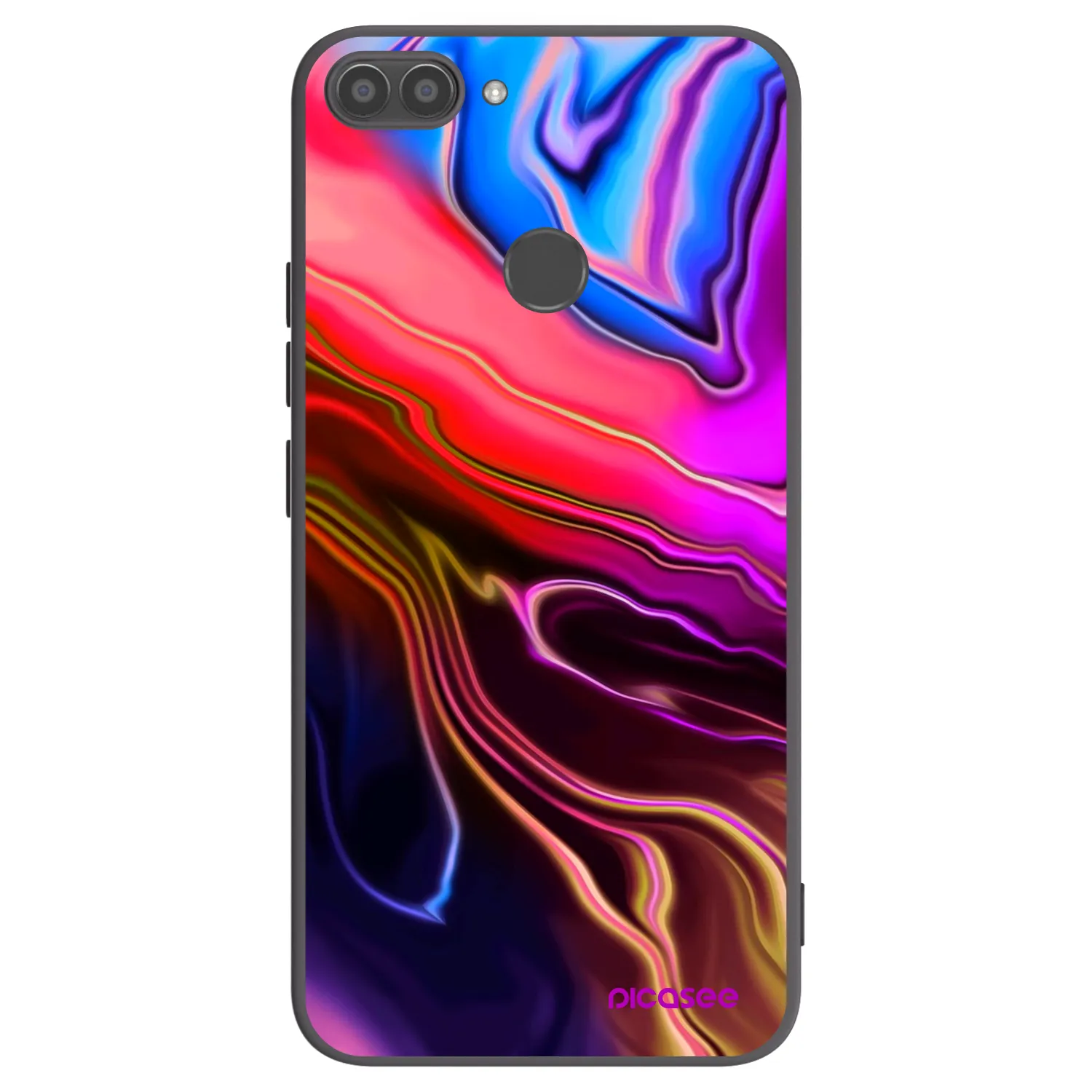 Picasee husă neagră din silicon pentru Huawei P Smart - Electric