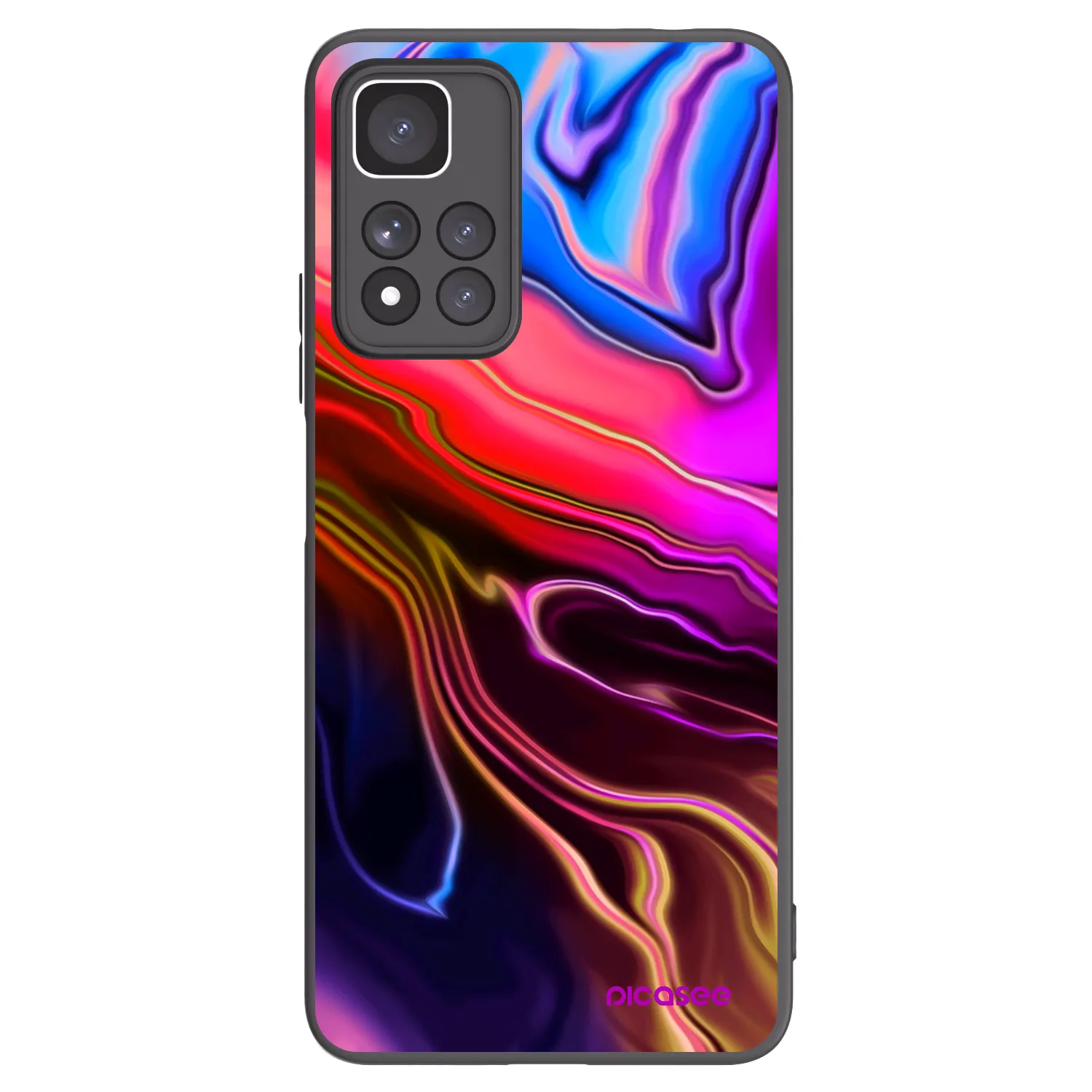 Picasee husă neagră din silicon pentru Xiaomi Redmi Note 11 Pro+ 5G - Electric