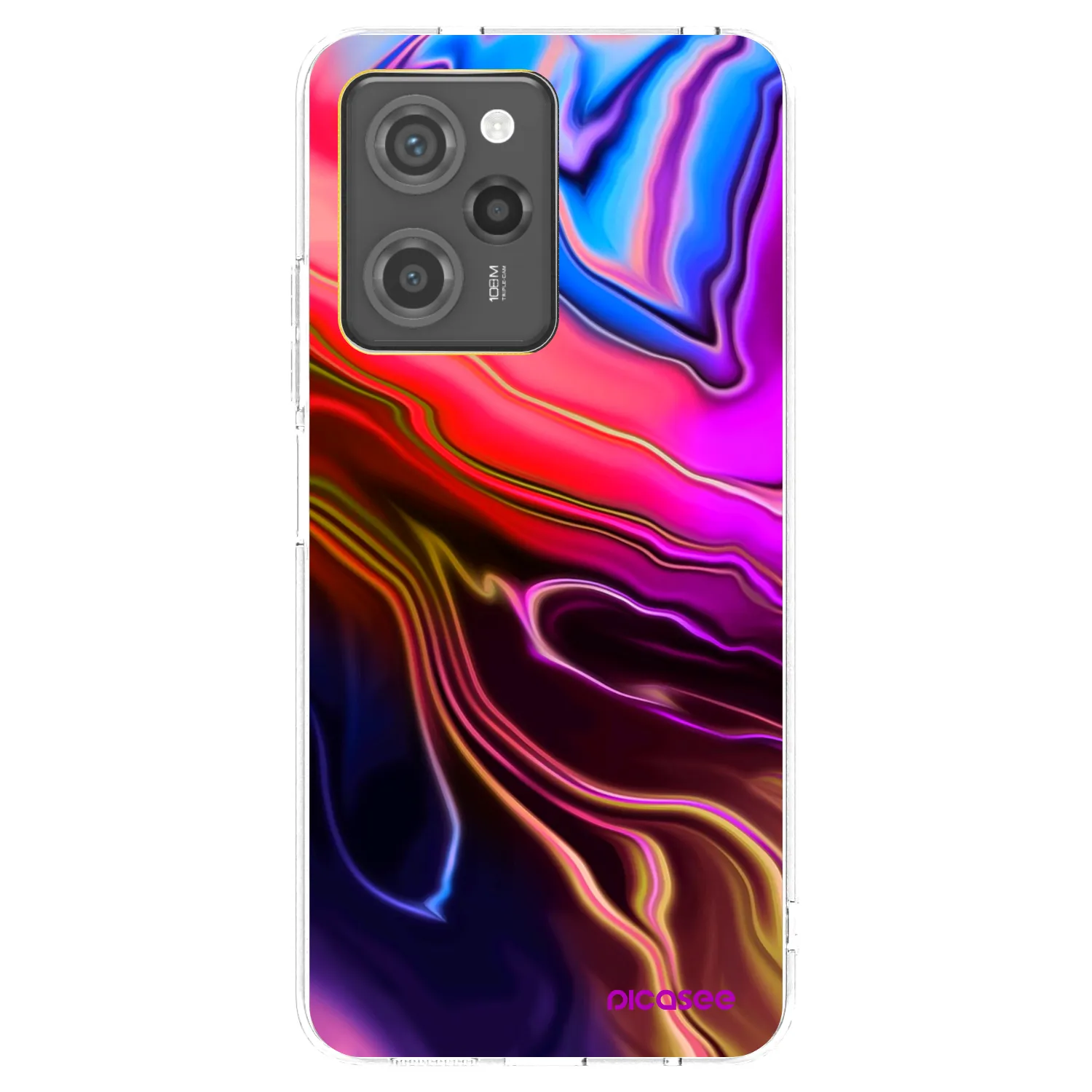Picasee husă neagră din silicon pentru Xiaomi Poco X5 Pro - Electric