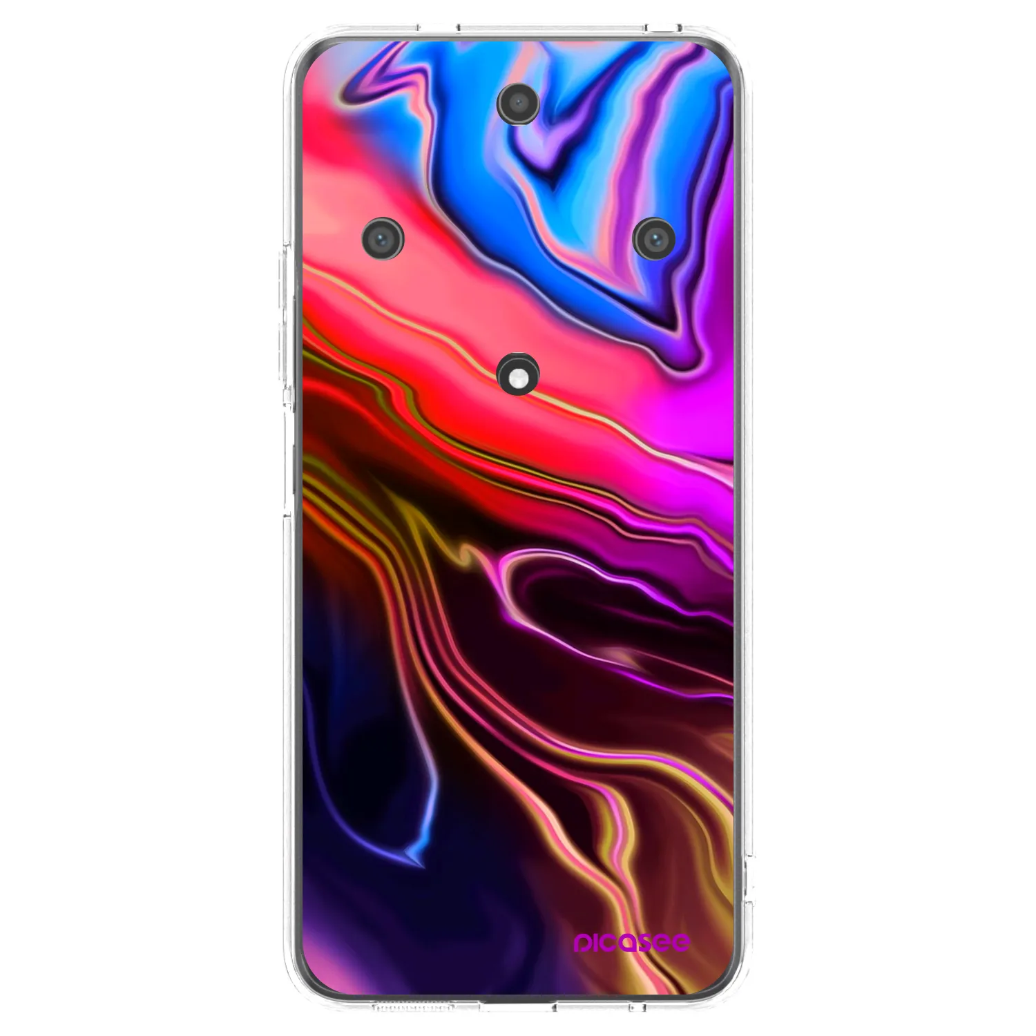 Picasee husă transparentă din silicon pentru Honor Magic5 Lite 5G - Electric