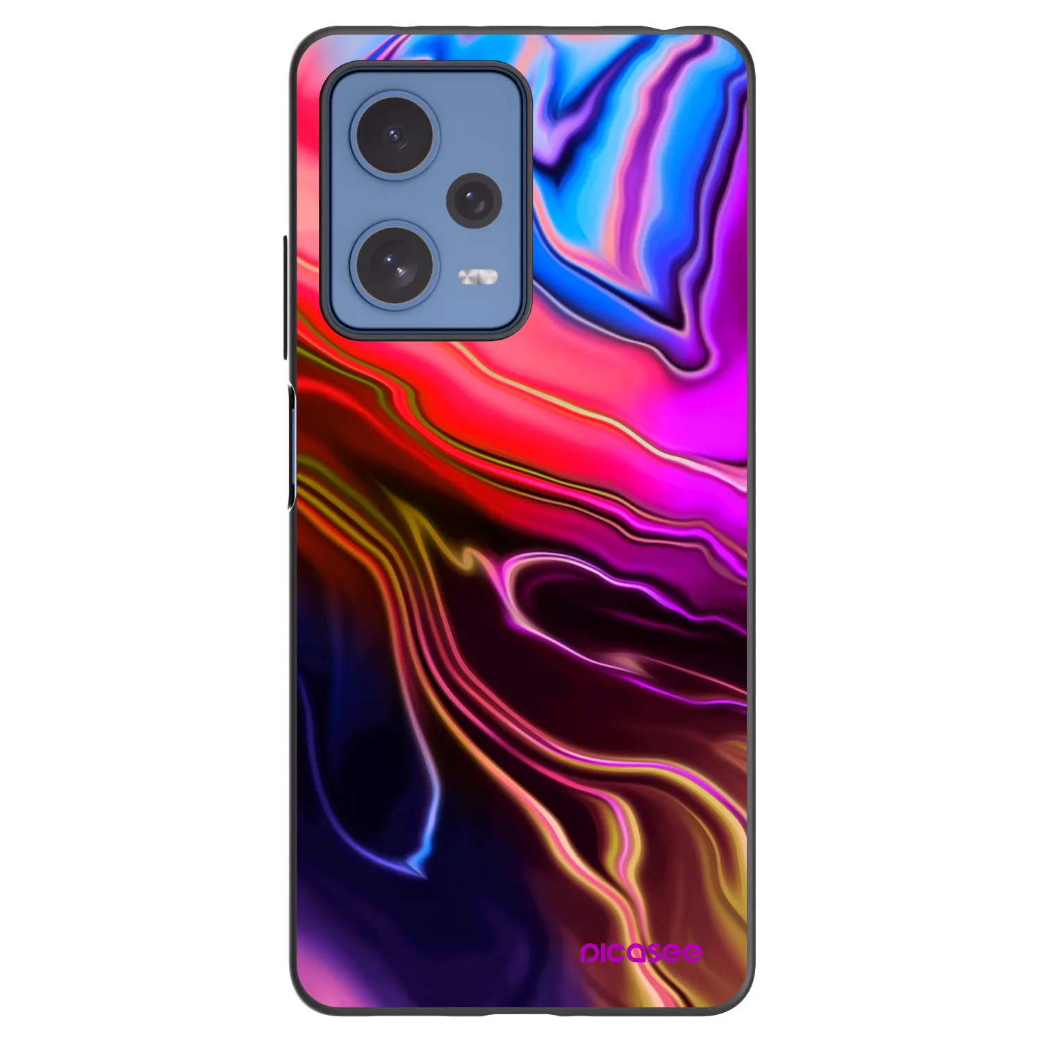 Picasee husă neagră din silicon pentru Xiaomi Redmi Note 12 Pro 5G - Electric