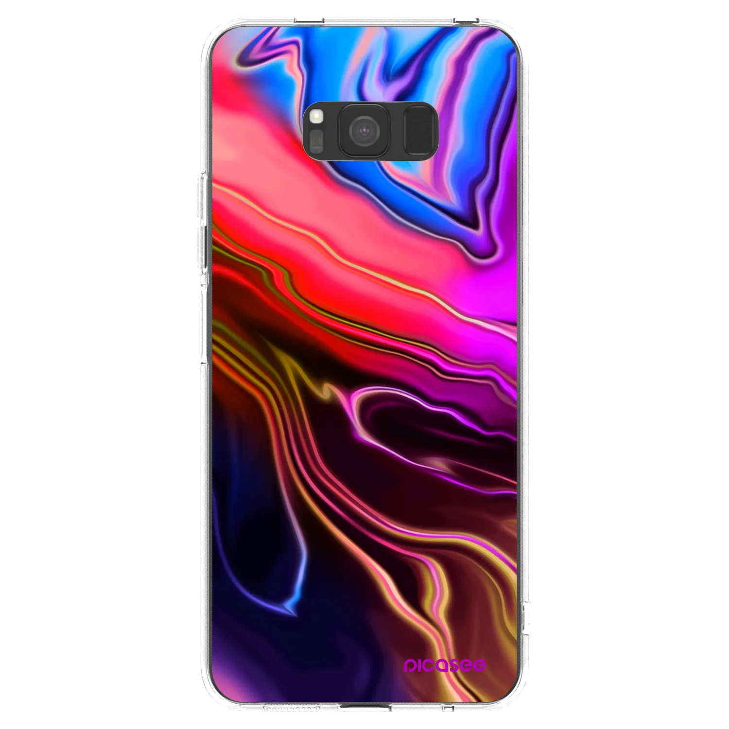 Picasee husă transparentă din silicon pentru Samsung Galaxy S8 G950F - Electric