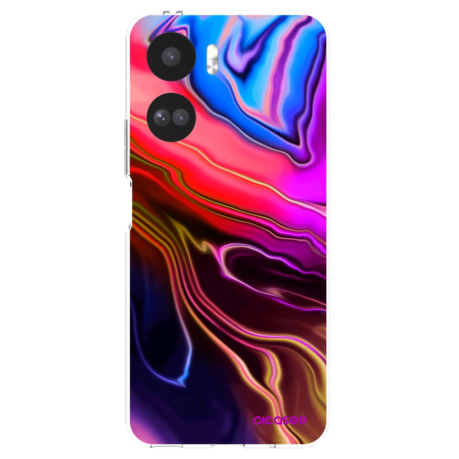 Picasee husă transparentă din silicon pentru Honor 90 Lite 5G - Electric