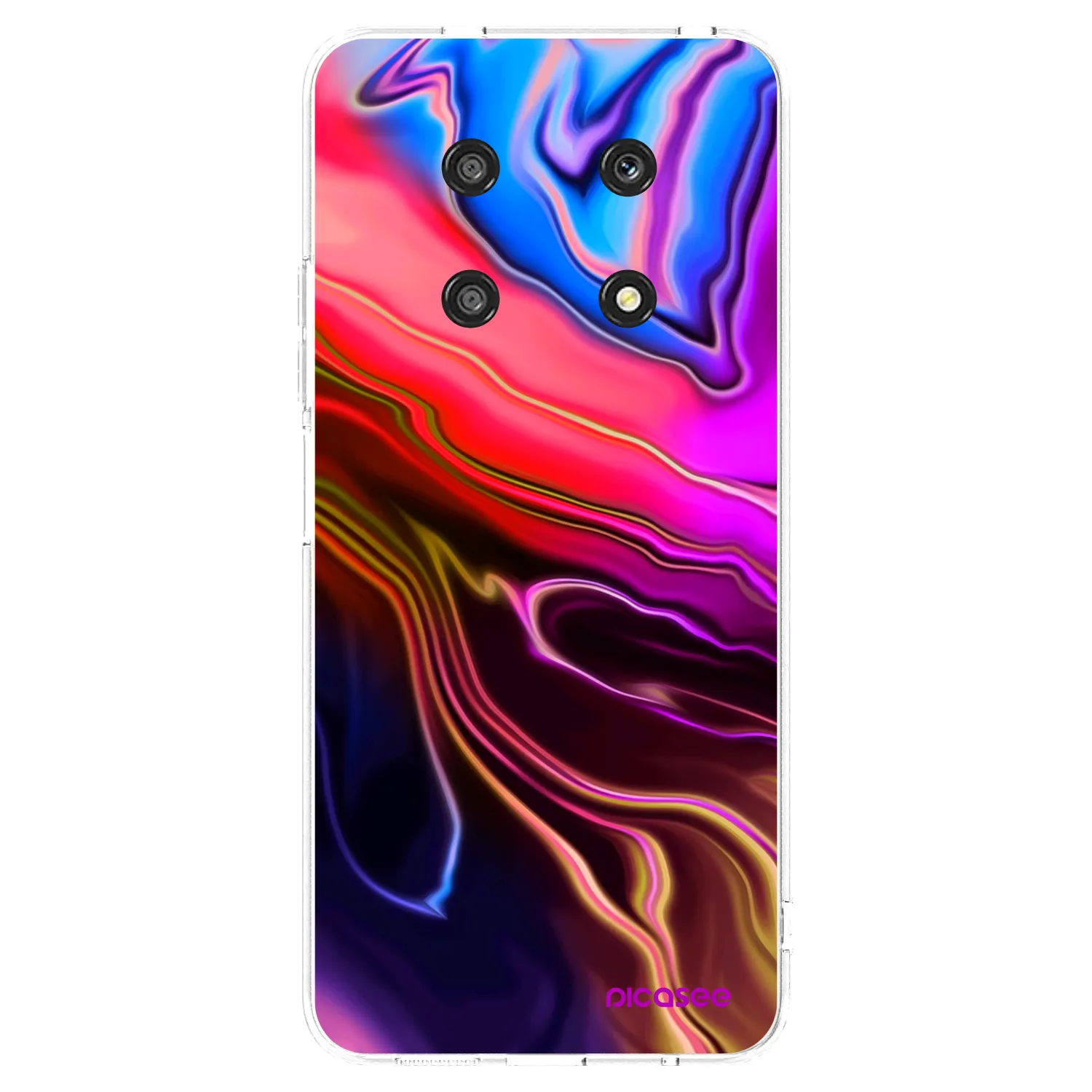 Picasee husă transparentă din silicon pentru Honor Magic4 Lite 5G - Electric