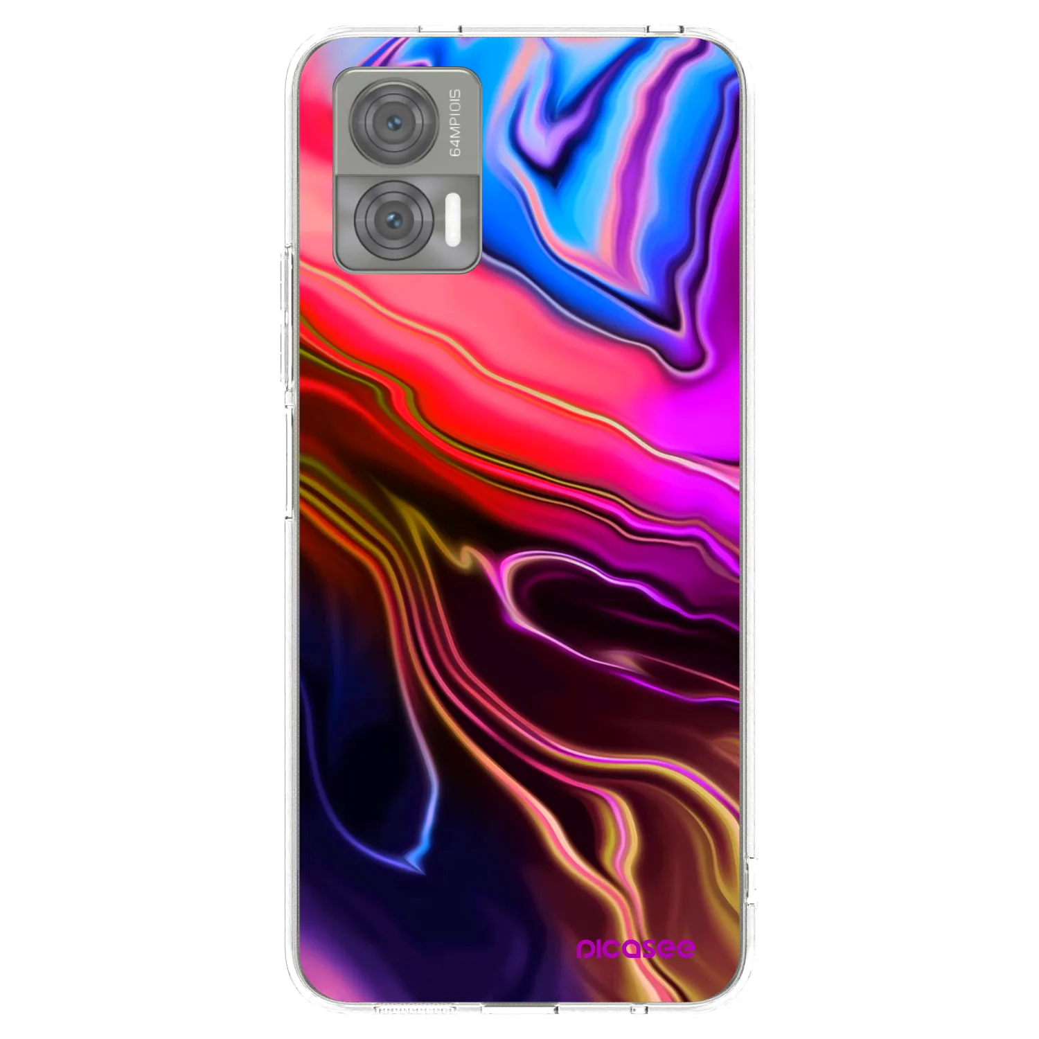 Picasee husă transparentă din silicon pentru Motorola Edge 30 Neo - Electric