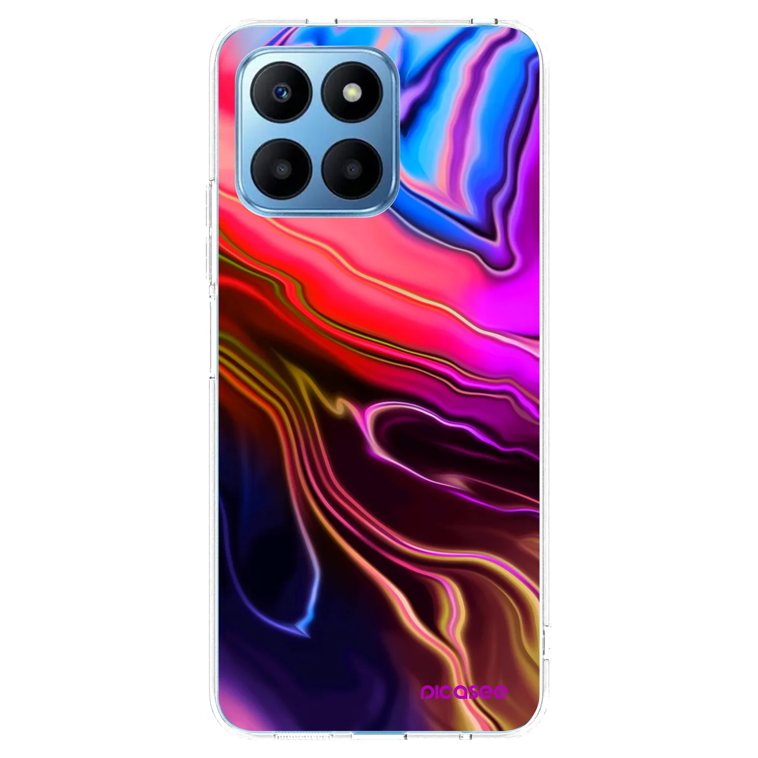 Picasee husă transparentă din silicon pentru Honor 70 Lite - Electric