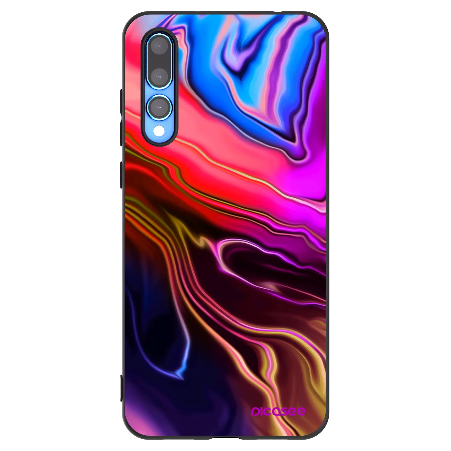 Picasee husă neagră din silicon pentru Huawei P20 Pro - Electric