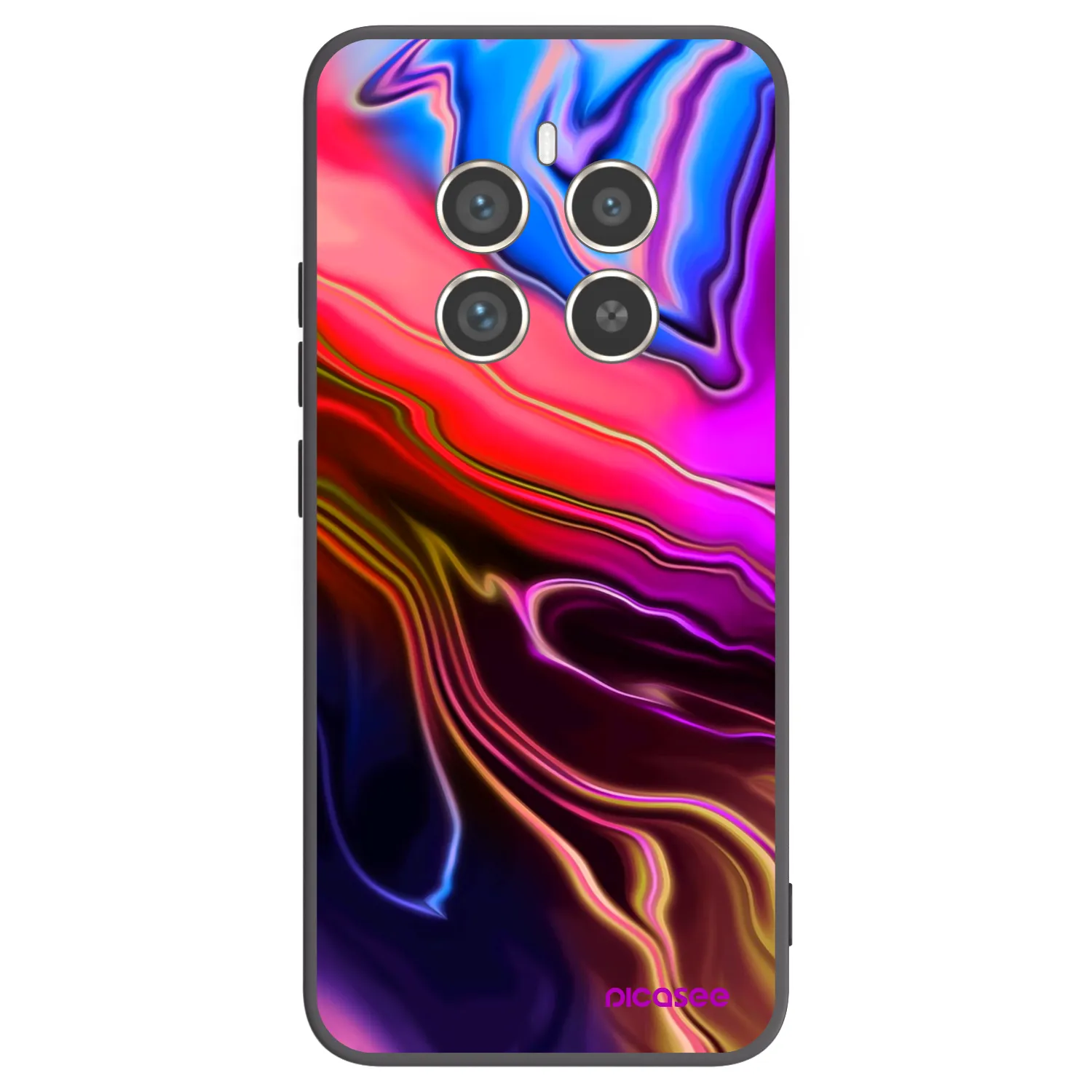 Picasee husă neagră din silicon pentru Realme 12 Pro 5G - Electric