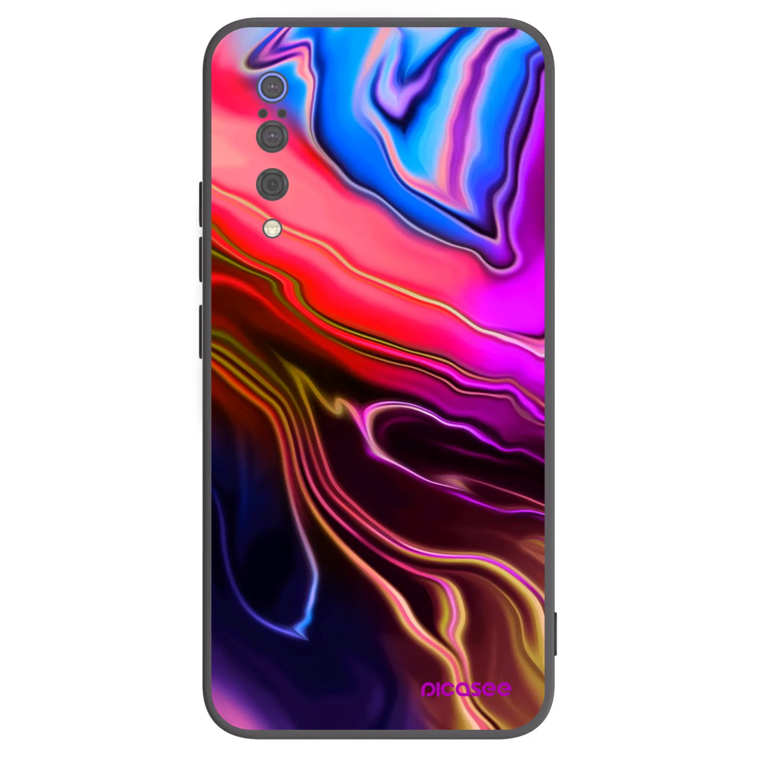 Picasee husă neagră din silicon pentru Xiaomi Mi 9 - Electric