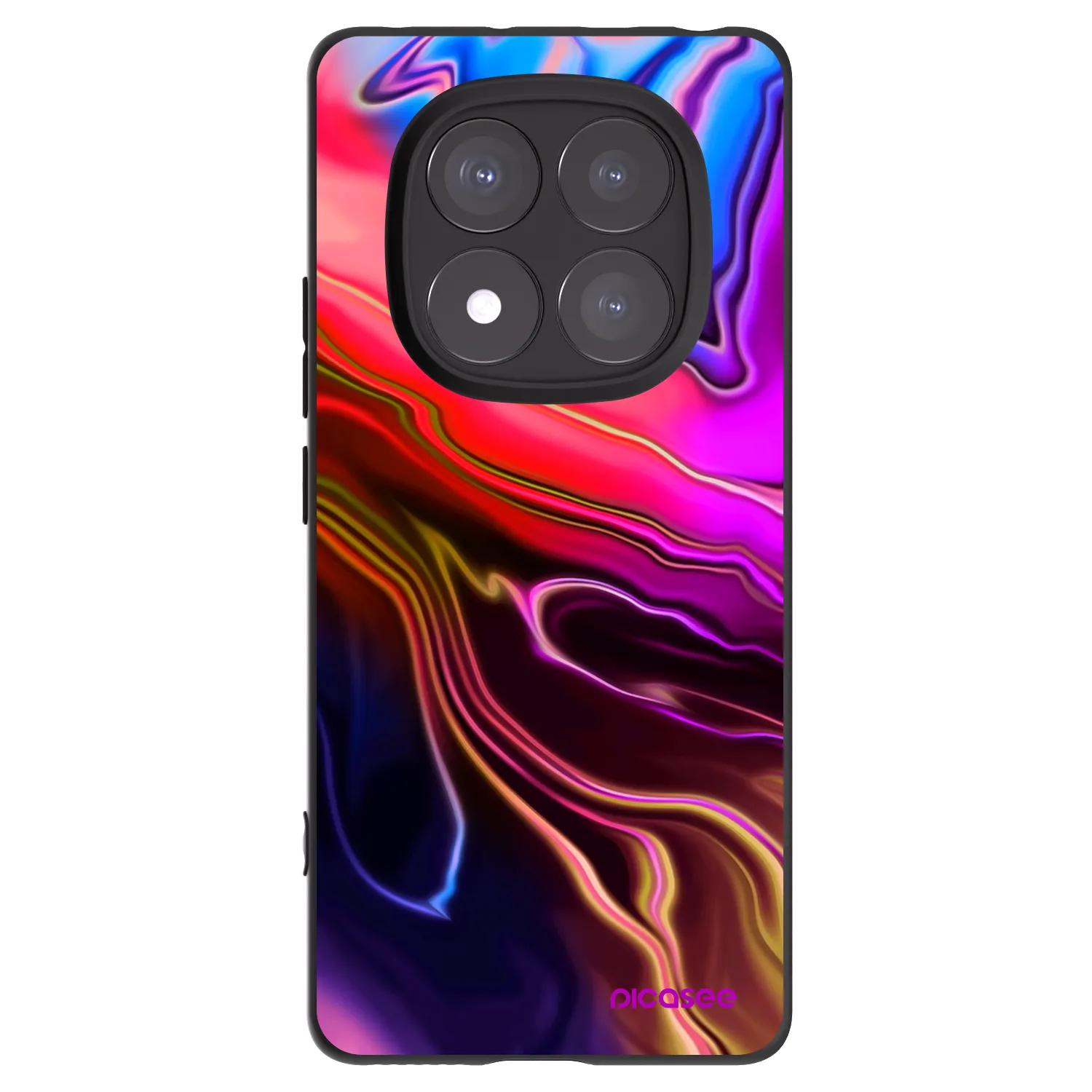 Picasee husă neagră din silicon pentru Xiaomi Redmi Note 14 Pro+ 5G - Electric