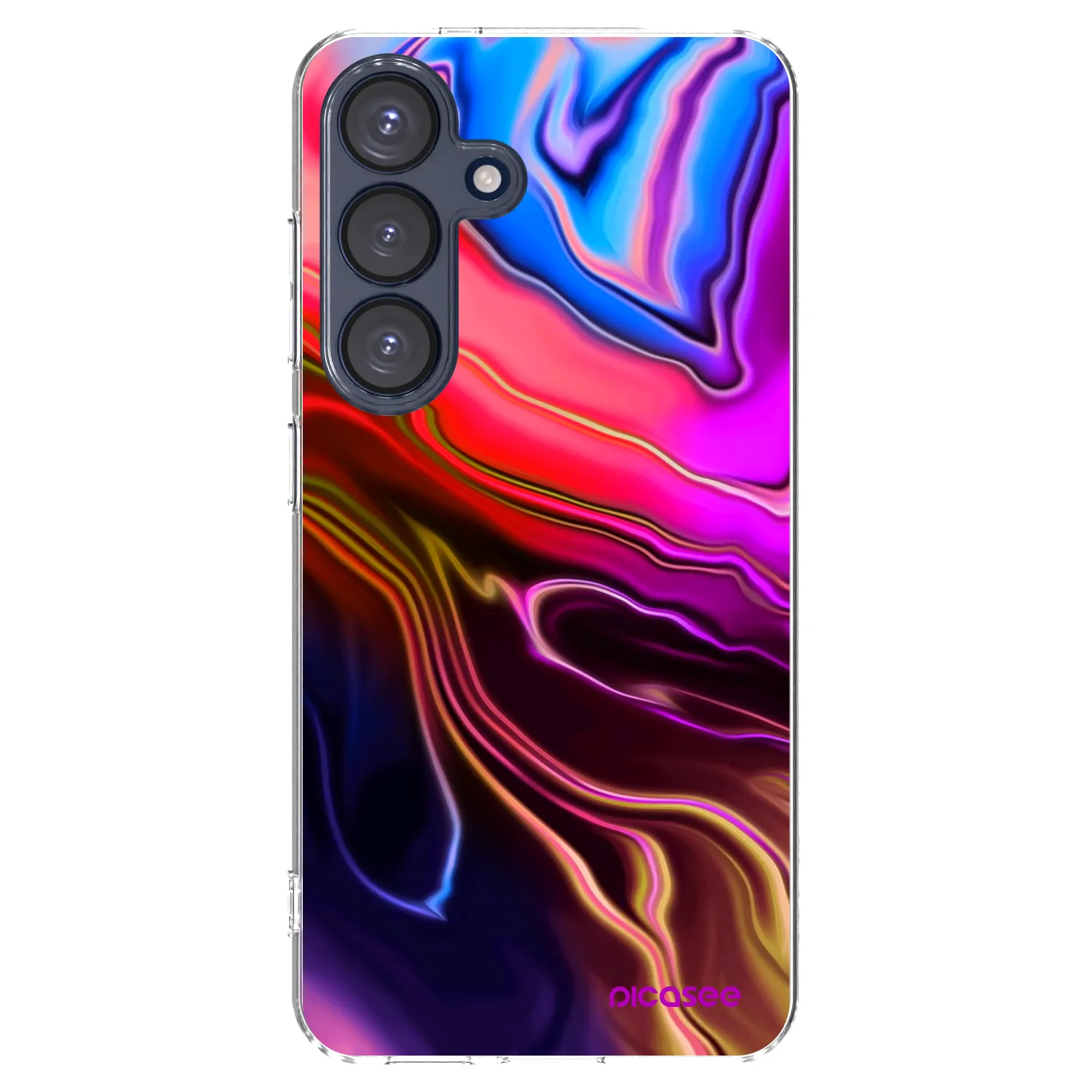 Picasee husă transparentă din silicon pentru Samsung Galaxy S25 5G - Electric