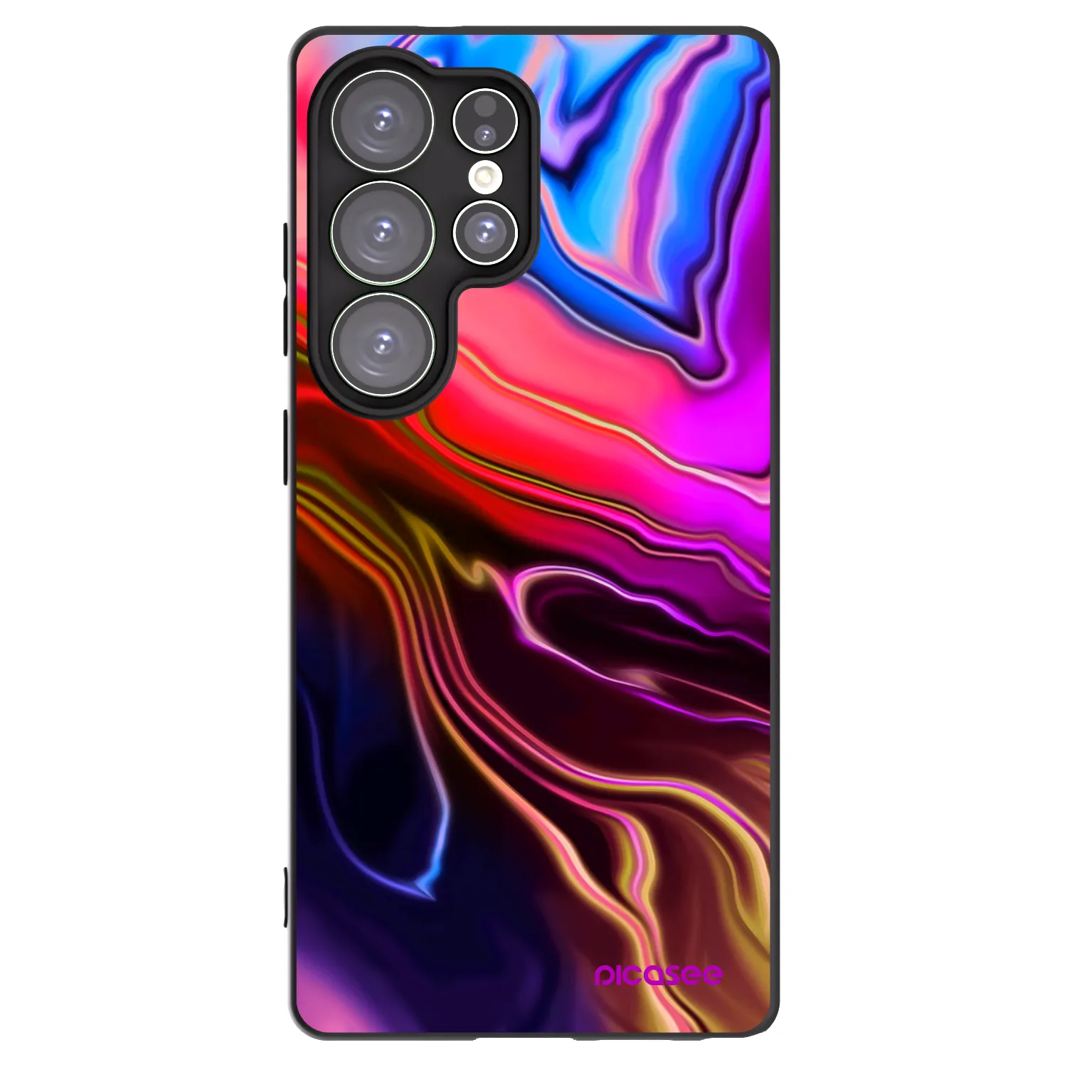 Picasee husă neagră din silicon pentru Samsung Galaxy S25 Ultra 5G - Electric