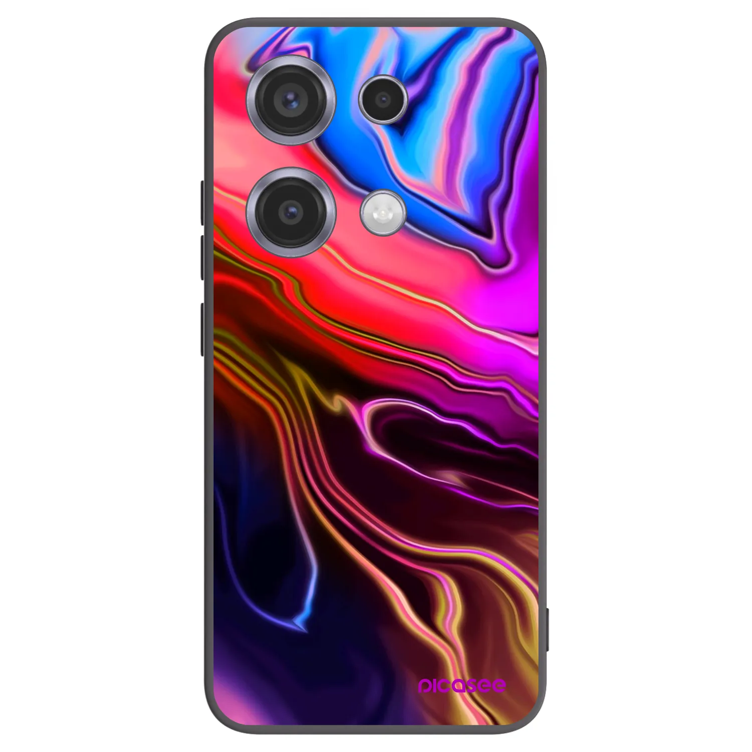 Picasee husă neagră din silicon pentru Xiaomi Redmi Note 14S - Electric