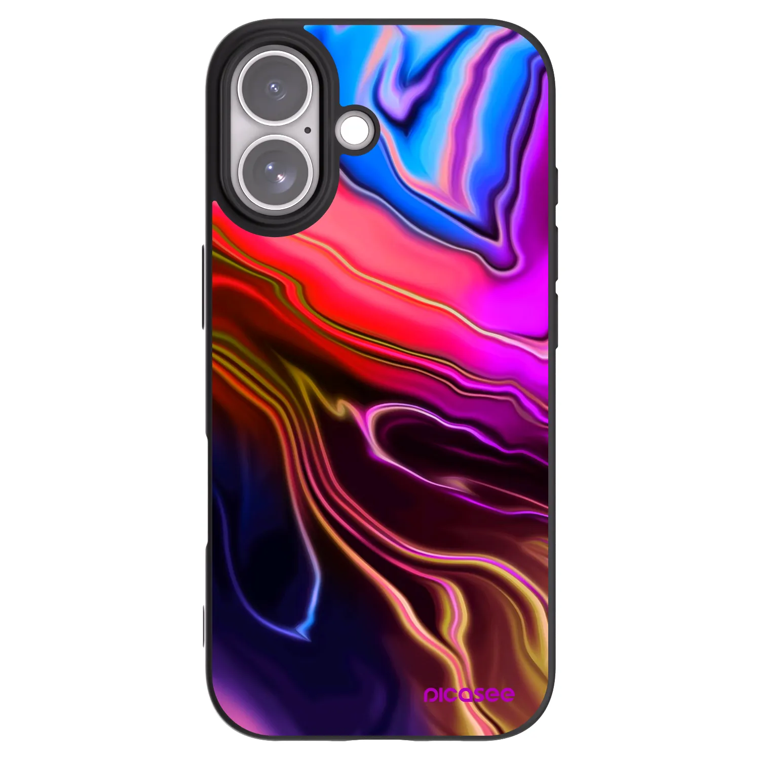 Picasee husă neagră din silicon pentru Apple iPhone 17 - Electric