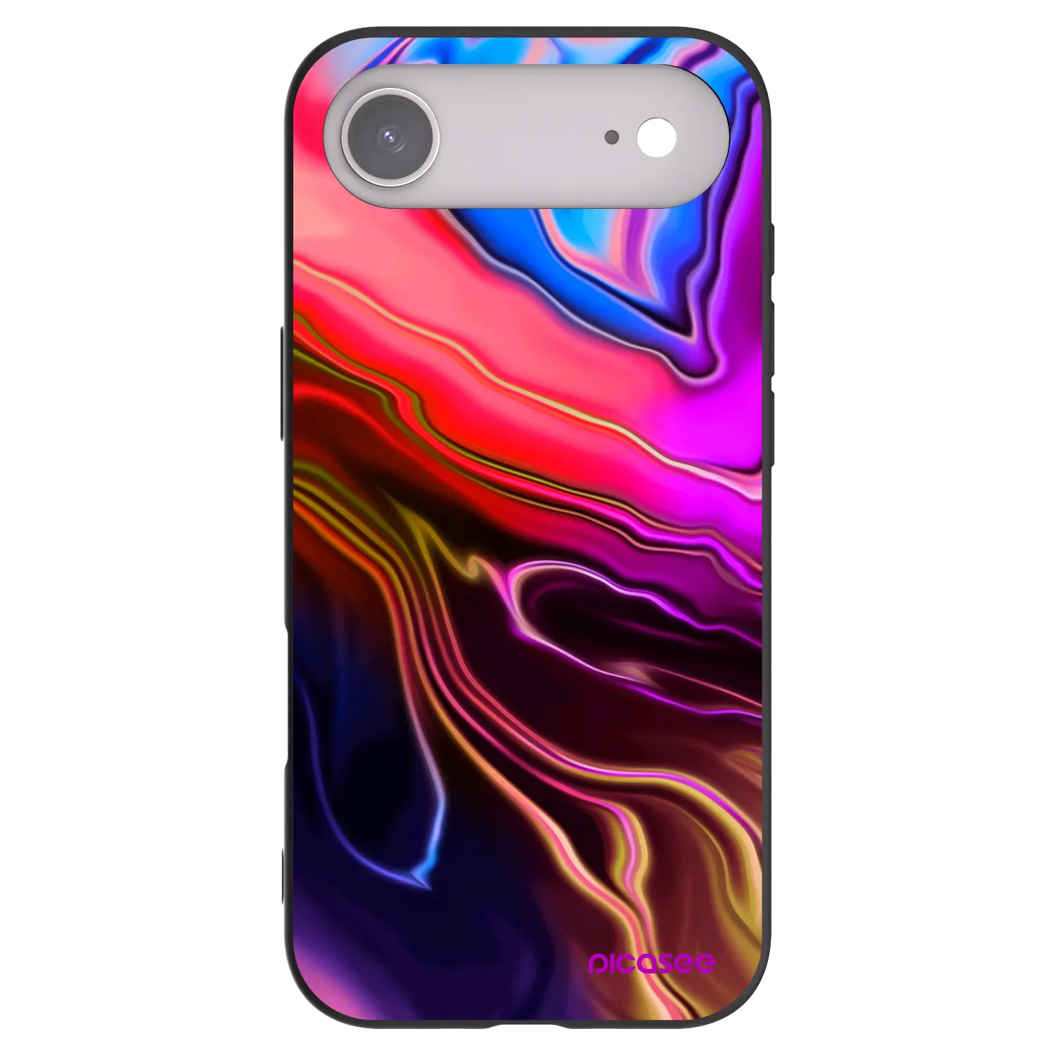 Picasee husă neagră din silicon pentru Apple iPhone Air - Electric