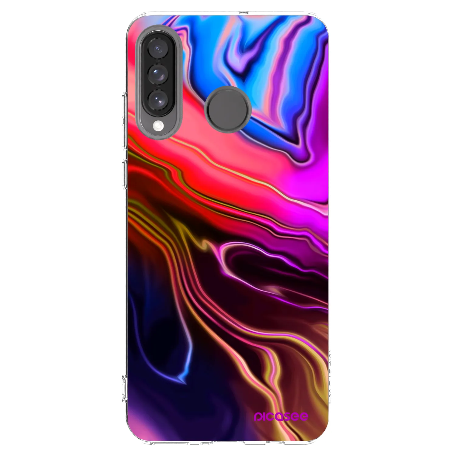 Picasee husă transparentă din silicon pentru Huawei P30 Lite - Electric