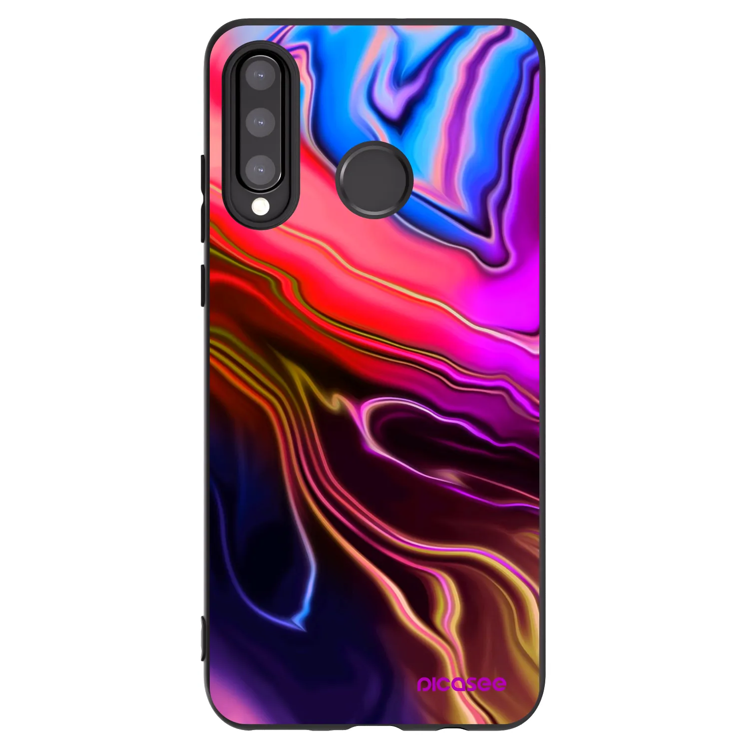 Picasee husă neagră din silicon pentru Huawei P30 Lite - Electric