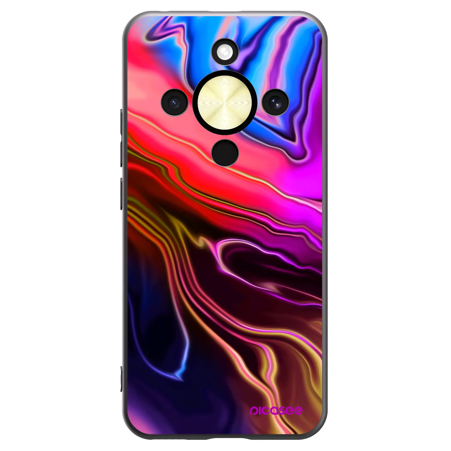 Picasee husă neagră din silicon pentru Honor Magic8 Lite 5G - Electric
