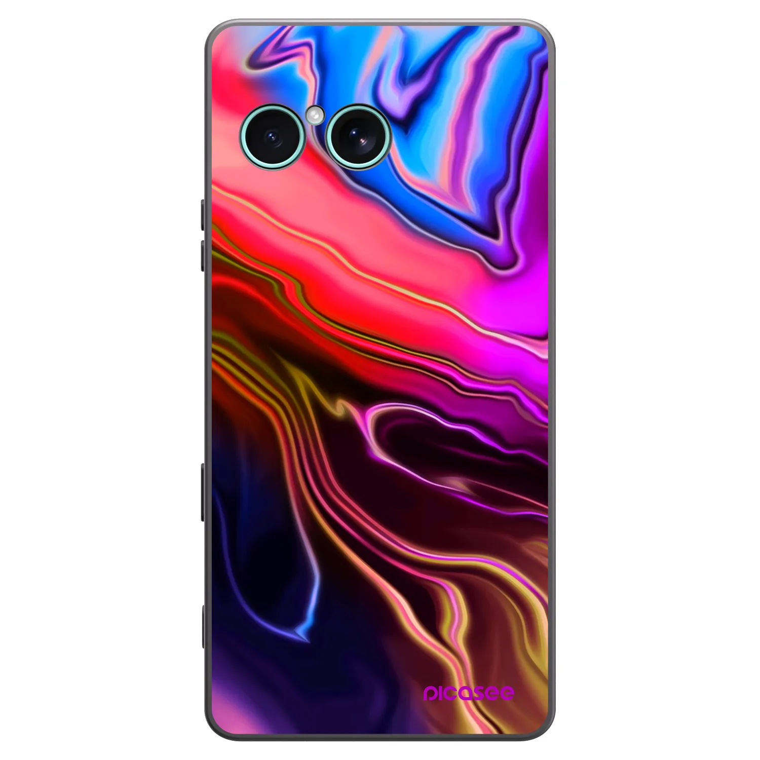 Picasee husă neagră din silicon pentru Sony Xperia 10 VII - Electric