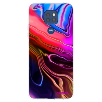 Picasee husă transparentă din silicon pentru Motorola Moto G9 Play - Electric