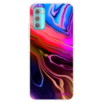Picasee husă transparentă din silicon pentru Motorola Moto G60 - Electric