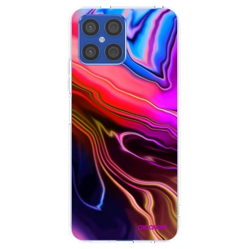 Picasee husă transparentă din silicon pentru Honor X8 4G - Electric