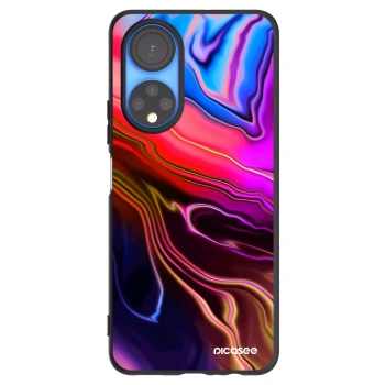 Picasee husă neagră din silicon pentru Honor X7 - Electric
