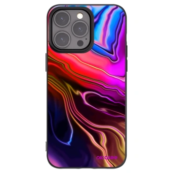 Picasee husă neagră din silicon pentru Apple iPhone 15 Pro Max - Electric