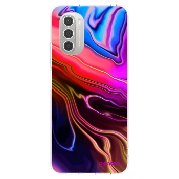 Picasee husă transparentă din silicon pentru Motorola Moto G51 - Electric