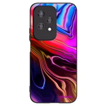 Picasee husă neagră din silicon pentru Honor 200 Lite - Electric