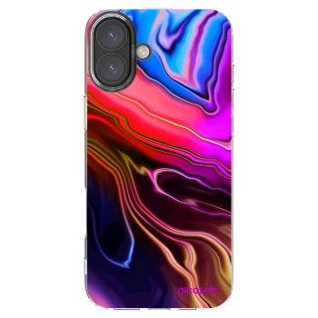 Picasee husă transparentă din silicon pentru Apple iPhone 16 Plus - Electric