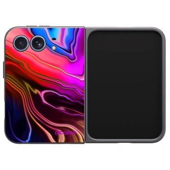 Picasee husă neagră din silicon pentru Apple iPhone Duo - Electric